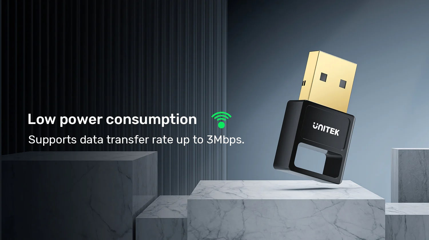 Unitek Usb Bluetooth v5.3 Kablosuz Adaptör B105B