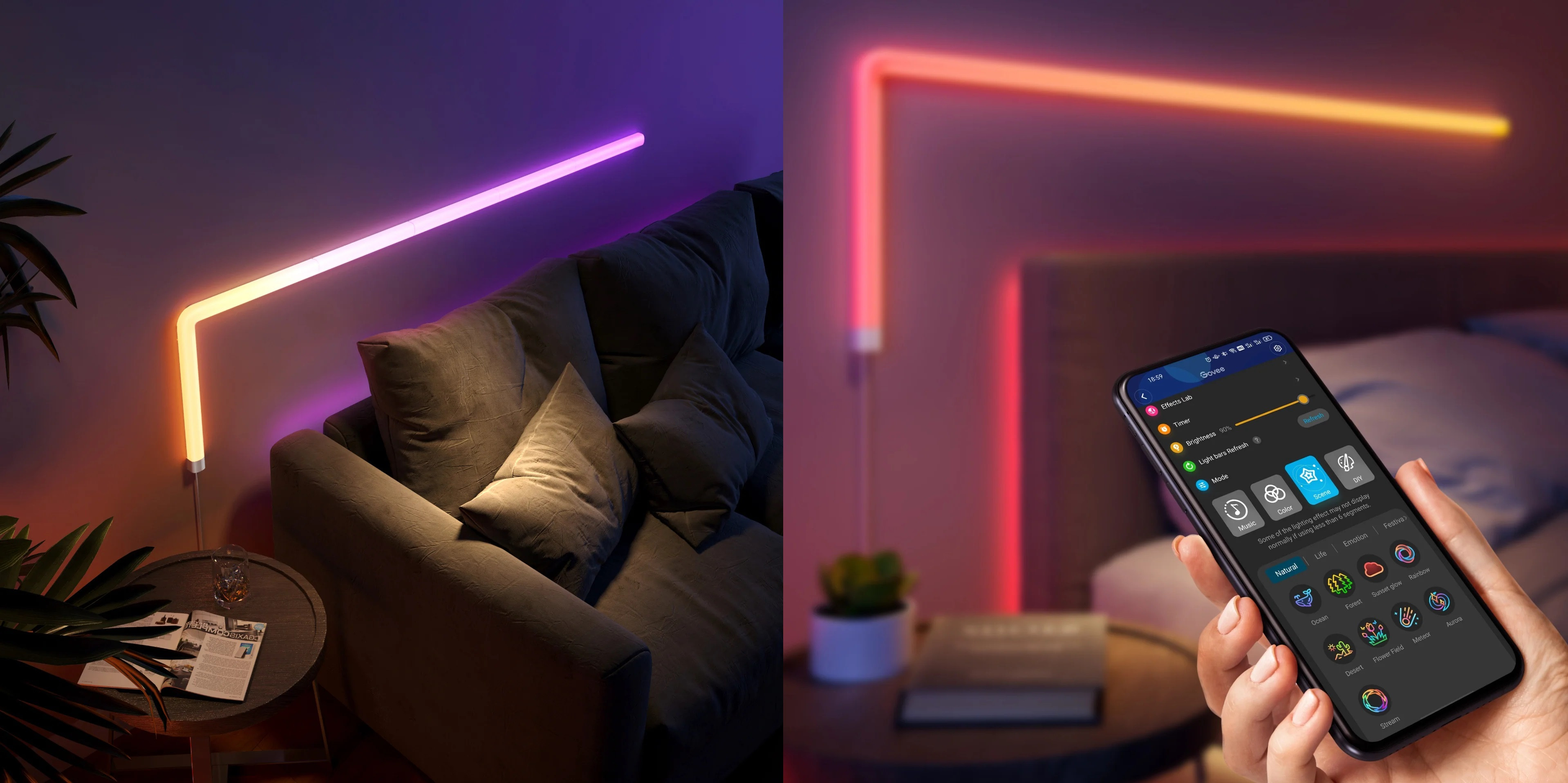 Govee Glide Wall Light 6+1 Duvar Aydınlatma Işığı - H6062