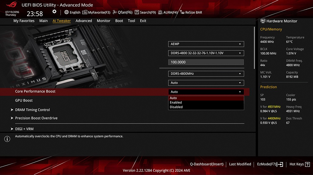 ASUS ROG MAXIMUS Z890 APEX Gaming Anakart