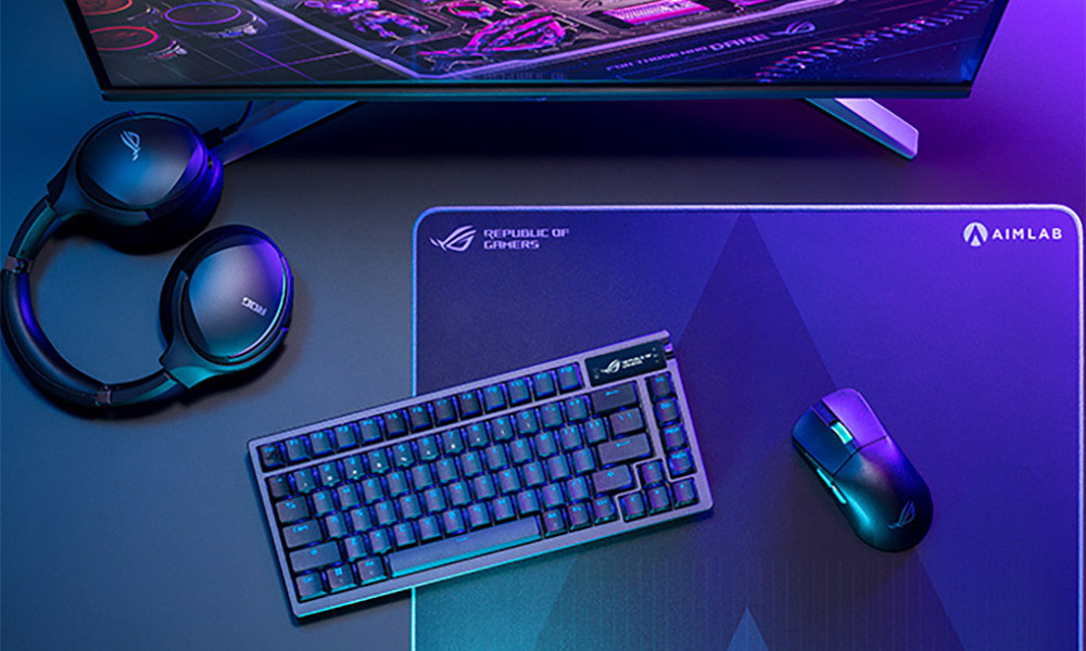 ASUS ROG Azoth NX Snow Switch PBT UK Oyuncu Klavyesi