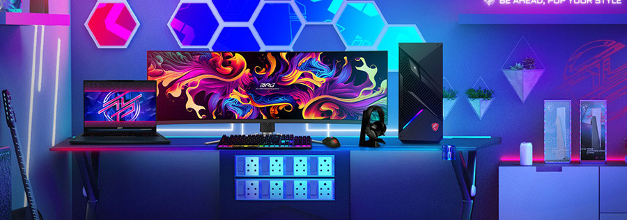 MSI MPG 491CQPX QD-OLED 49″ 240Hz 0.03ms Adaptive Sync Curved Dual QHD Curved Gaming (Oyuncu) Monitör