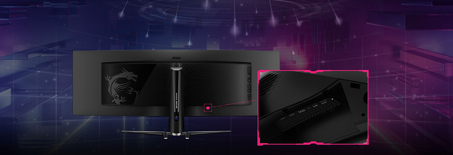 MSI MPG 491CQPX QD-OLED 49″ 240Hz 0.03ms Adaptive Sync Curved Dual QHD Curved Gaming (Oyuncu) Monitör