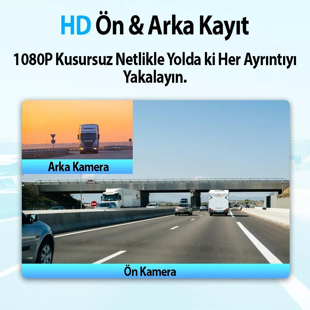 Rexing DT2 FHD 1080P Araç Kamerası + 32GB SD Kart