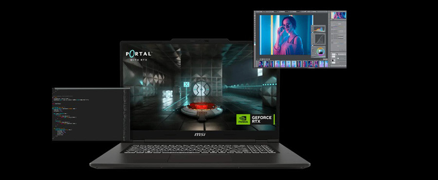 MSI NB VENTURE PRO 17 AI A1VEG-014XTR ULTRA 7 155H 16GB DDR5 RTX4050 GDDR6 6GB 1TB SSD 17.3 FHD 144Hz DOS Notebook