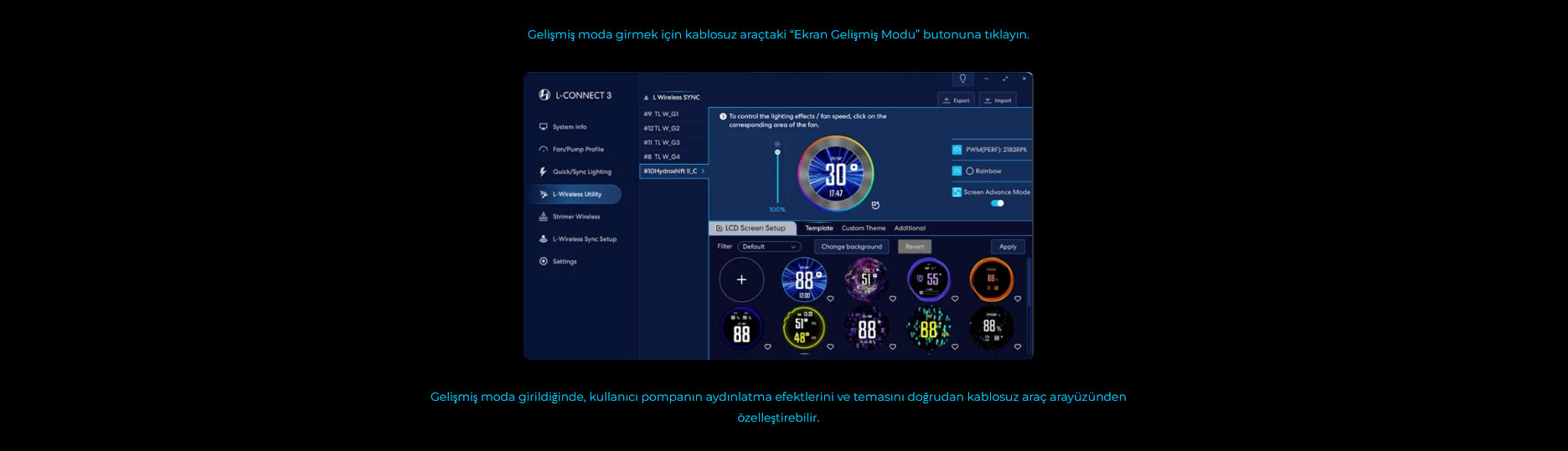 Lian Li Hydro-Shift II LCD-C 360CL Beyaz İşlemci Sıvı Soğutma