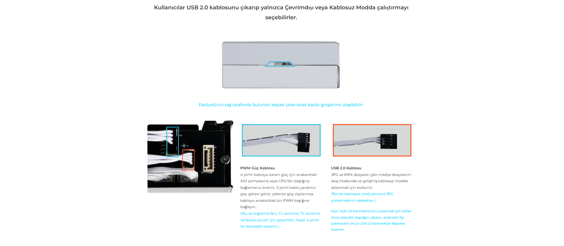Lian Li Hydro-Shift II LCD-C 360CL Beyaz İşlemci Sıvı Soğutma