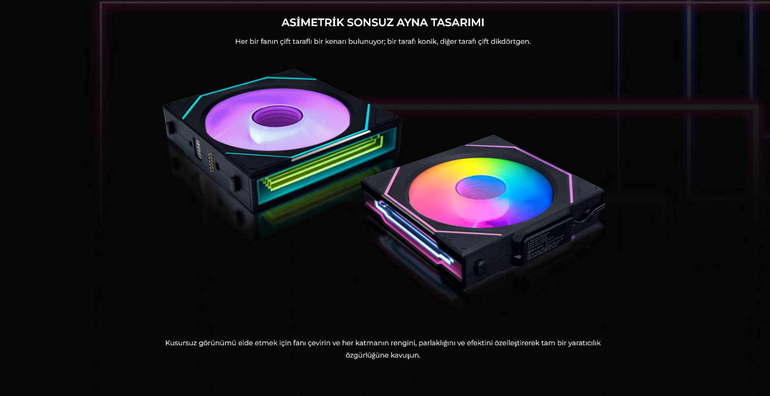 Lian Li REVERSE UNI FAN SL-INFINITY 3x120mm Siyah 