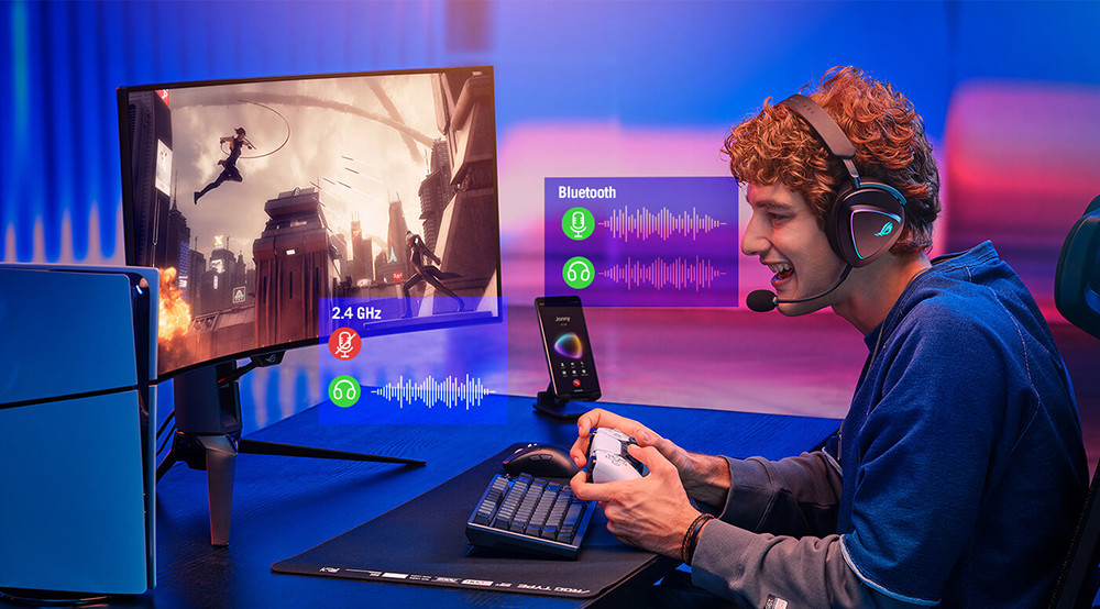 ASUS ROG Delta II Wireless Kablosuz Gaming Kulaklık