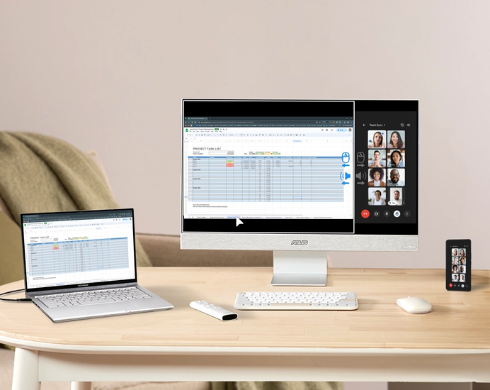 ASUS ZenScreen Smart MS27UC 27″ 60Hz 5ms 4K UHD IPS Monitör