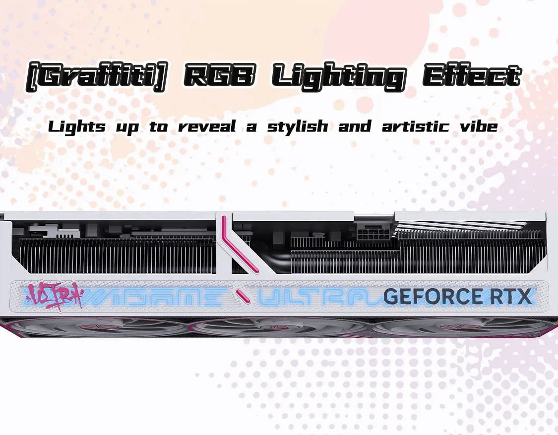 COLORFUL iGame RTX 5080 Vulcan W OC 16GB GDDR7 256Bit Beyaz Ektan Kartı (16GB-V)