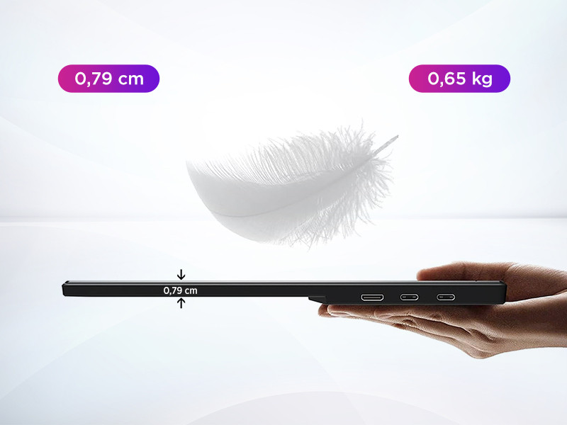 James Donkey JDP15 15,6″ 60Hz Full HD Taşınabilir IPS Monitör