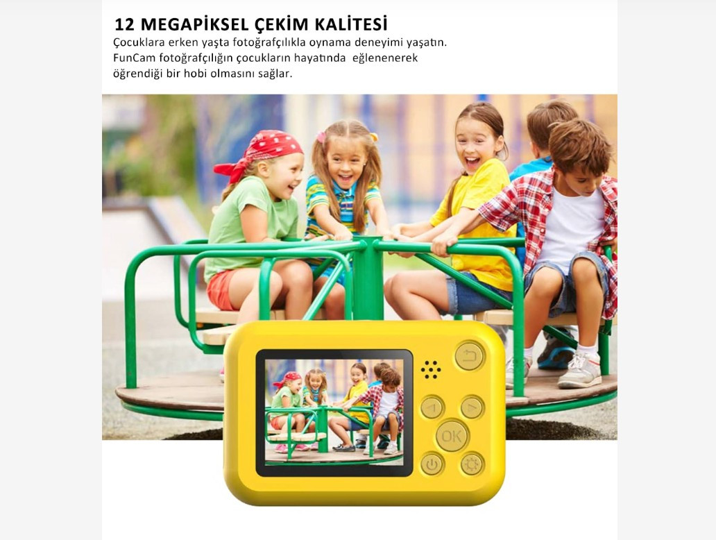 Sjcam Funcam Çocuk Kamerası Mavi
