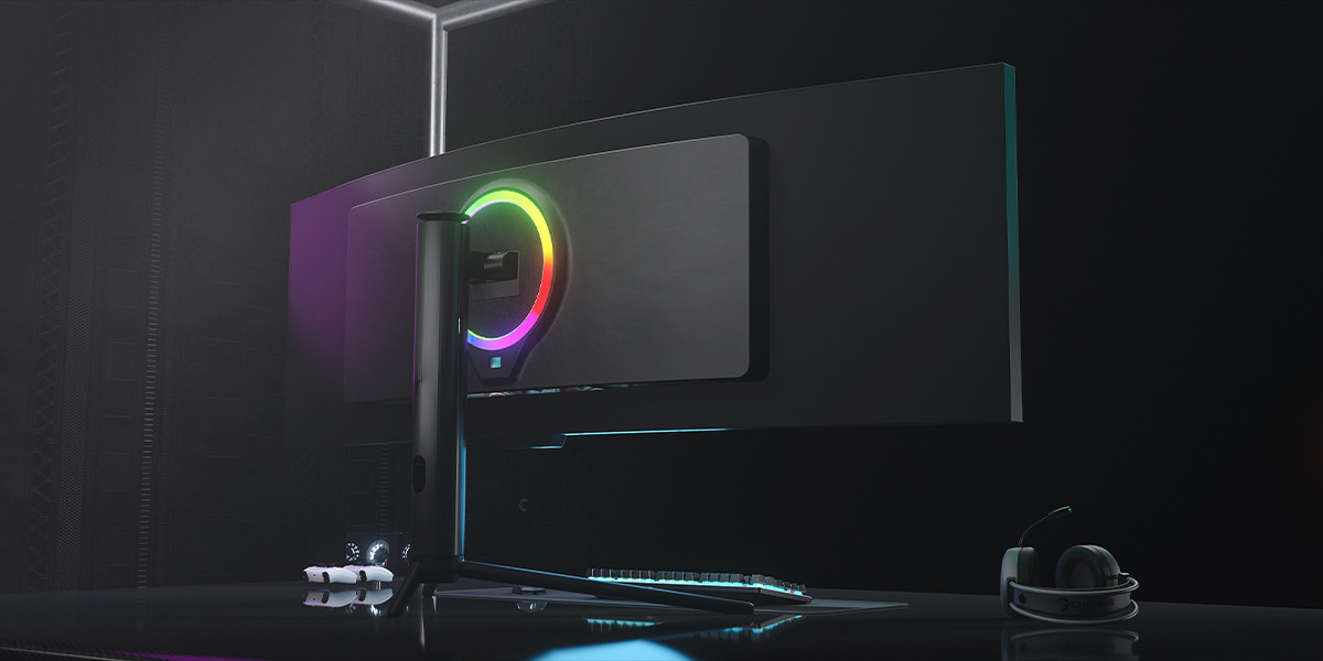 GamePower Kora DQ49 49″ 120Hz Dual QHD RGB Fast VA Curved Gaming Monitör