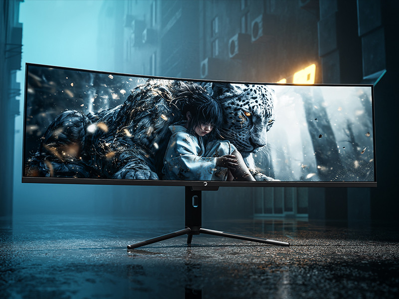 GamePower Kora DQ49 49″ 120Hz Dual QHD RGB Fast VA Curved Gaming Monitör