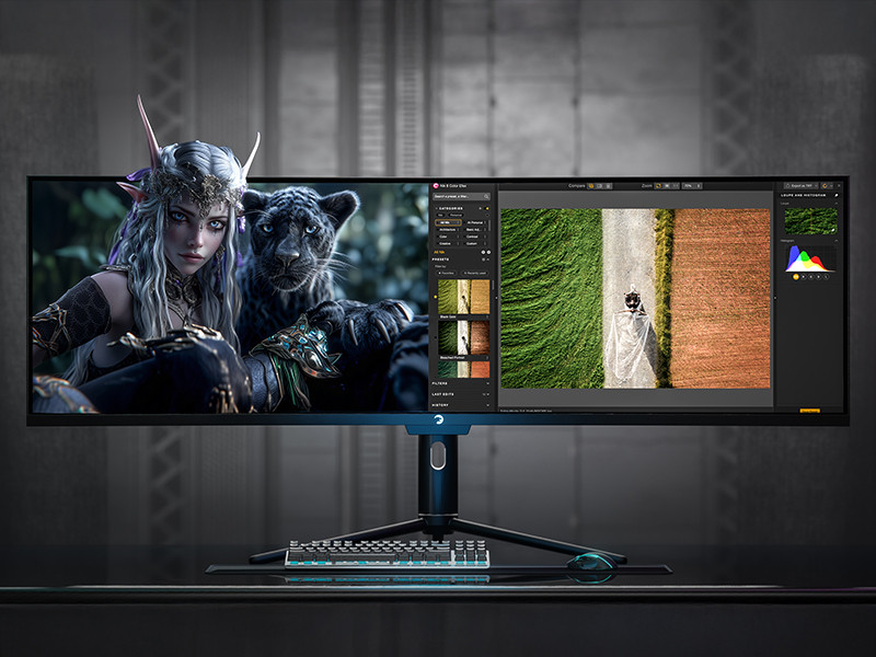 GamePower Kora DQ49 49″ 120Hz Dual QHD RGB Fast VA Curved Gaming Monitör