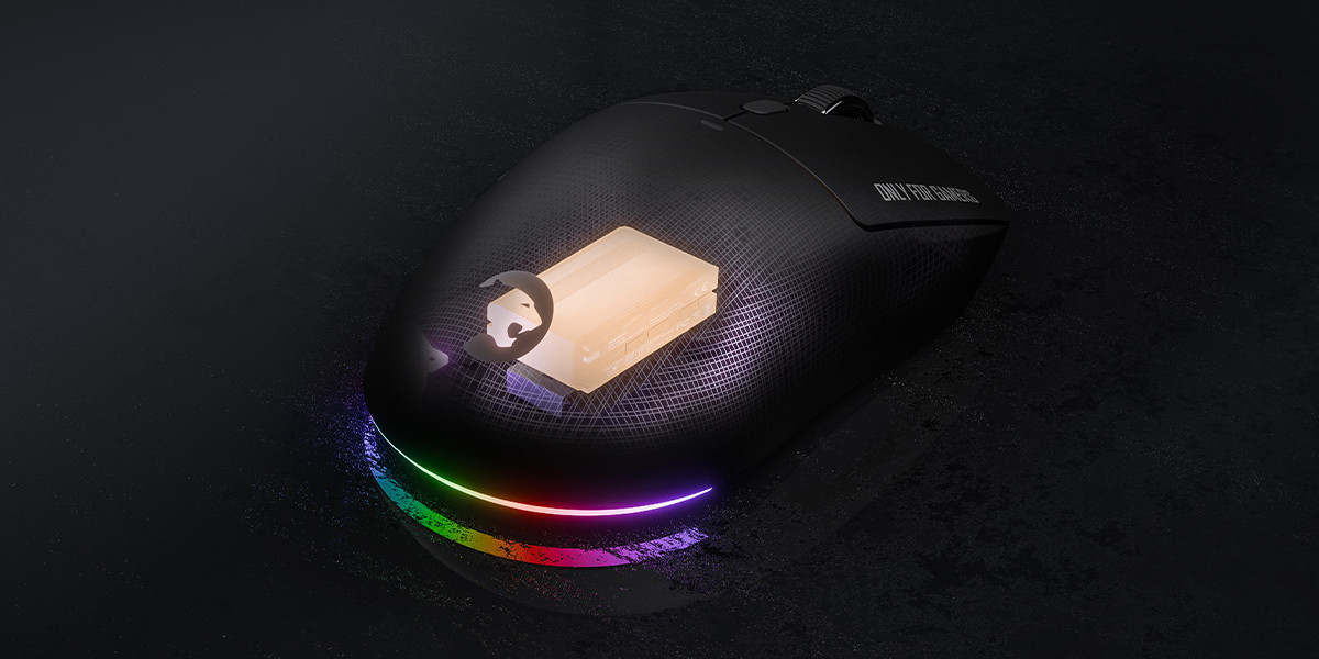GamePower Fenix 24.000DPI Triple Mode (Kablolu/Bluetooth/2.4G) Siyah Gaming Mouse