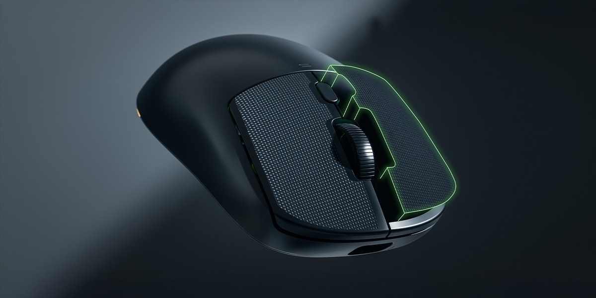 GamePower Fenix 24.000DPI Triple Mode (Kablolu/Bluetooth/2.4G) Siyah Gaming Mouse