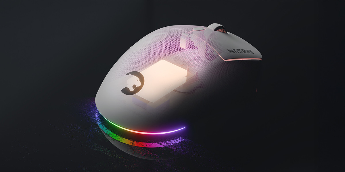 GamePower Fenix 24.000DPI Triple Mode (Kablolu/Bluetooth/2.4G) Beyaz Gaming Mouse