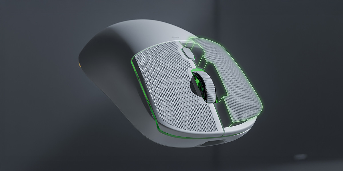 GamePower Fenix 24.000DPI Triple Mode (Kablolu/Bluetooth/2.4G) Beyaz Gaming Mouse