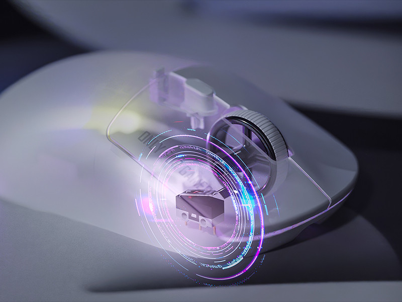 GamePower Fenix 24.000DPI Triple Mode (Kablolu/Bluetooth/2.4G) Beyaz Gaming Mouse