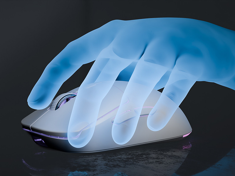 GamePower Fenix 24.000DPI Triple Mode (Kablolu/Bluetooth/2.4G) Beyaz Gaming Mouse