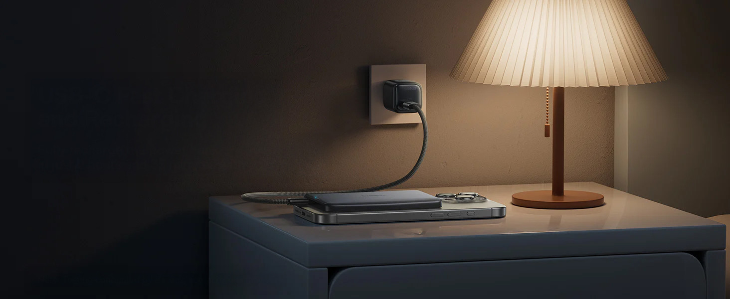 Baseus PicoGo Ultra-Slim Qi2 Gri 10000 mAh Hızlı Şarj MagSafe Powerbank
