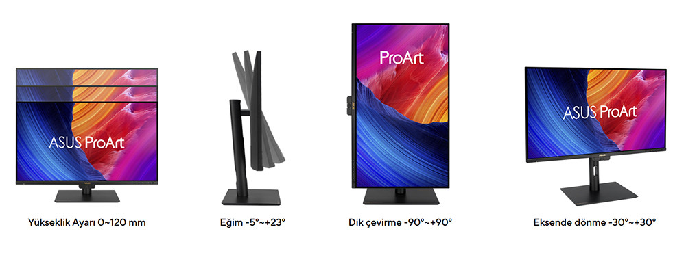 ASUS ProArt Display PA32UCE 31.5″ 60Hz 5Ms 4K UHD Adaptive Sync IPS Pivot Monitör