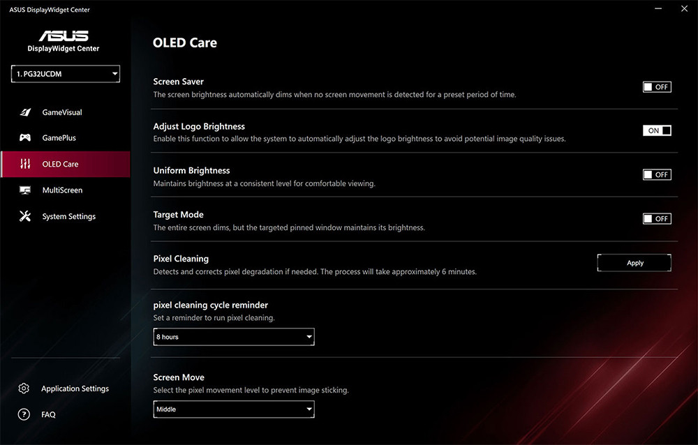  ASUS ROG Swift PG32UCDMZ 31.5″ 240Hz 0.03ms Eyecare 4K Utra HD  QD-OLED  Gaming (Oyuncu) Monitör 