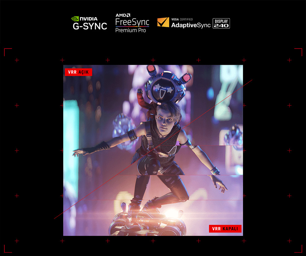  ASUS ROG Swift PG32UCDMZ 31.5″ 240Hz 0.03ms Eyecare 4K Utra HD  QD-OLED  Gaming (Oyuncu) Monitör 