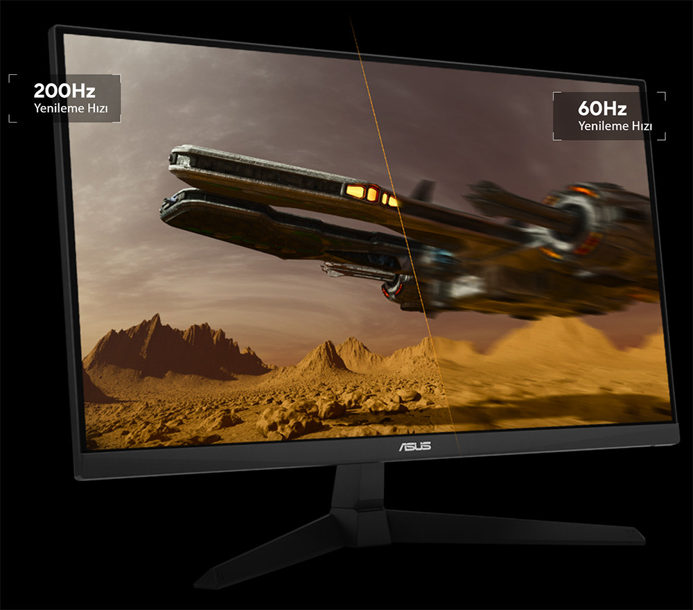 ASUS TUF GAMING VG257Q5A  24.5″ 200Hz 0.5ms Gaming AI ELMB  Full HD Fast VA Gaming (Oyuncu) Monitör