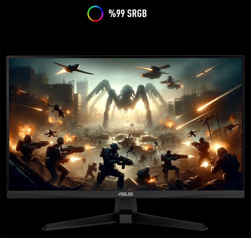 ASUS TUF GAMING  VG279QM5A 27″ 240Hz 0.3ms Gaming AI ELMB Sync Yükseklik Ayarlı  Full HD Fast IPS Gaming (Oyuncu) Monitör