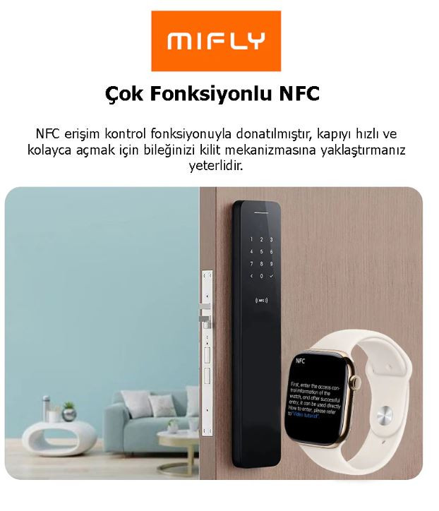 MiFly S10 Pro 46mm Gri Akıllı Saat 