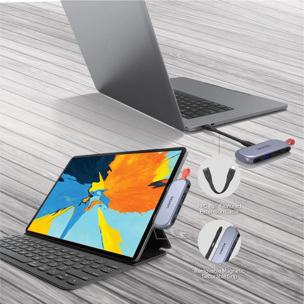 Unitek uHUB Q4 Lite 4-in-1 USB-C Hub Dönüştürücü D1070A