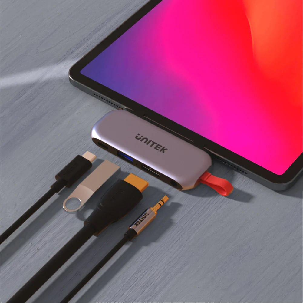 Unitek uHUB Q4 Lite 4-in-1 USB-C Hub Dönüştürücü D1070A