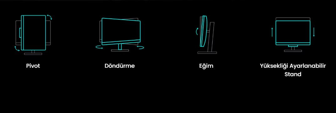 BenQ RD240Q 24.1″ 60Hz 5Ms WQXGA IPS  Monitör