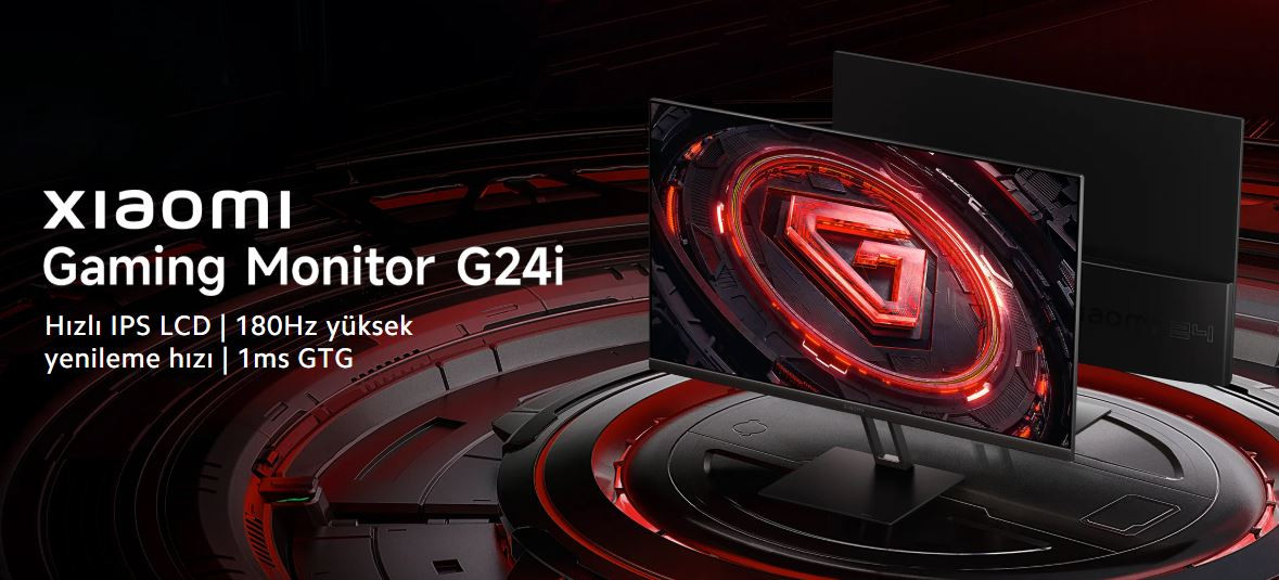 Xiaomi G24i EU 23.8″ 180Hz 1ms Full HD Fast IPS Gaming (Oyuncu) Monitör
