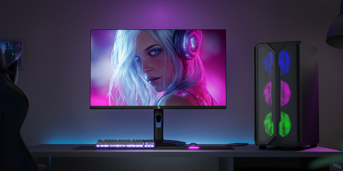 GamePower Lunis L20 24″ 240Hz 0.5Ms VA FHD RGB Pivot Gaming Monitör (Sıfır Ölü Piksel Garantili)
