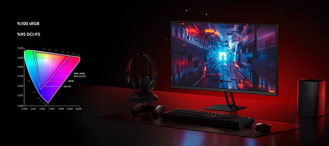 Xiaomi G27Qi P27QCA-RGGL 27″ 165Hz 1ms 2K QHD IPS Gaming (Oyuncu) Monitör