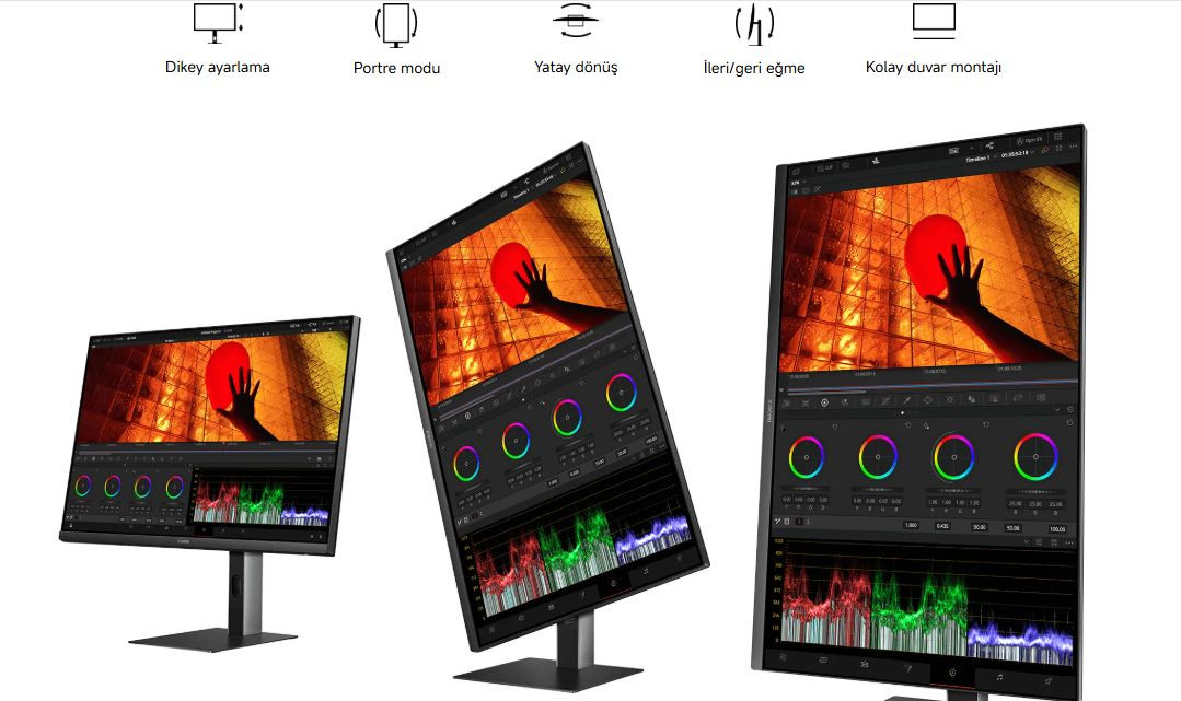 Xiaomi  A27Ui P27UCB-RAGL 27″  60Hz 6ms 4K UHD IPS Monitör