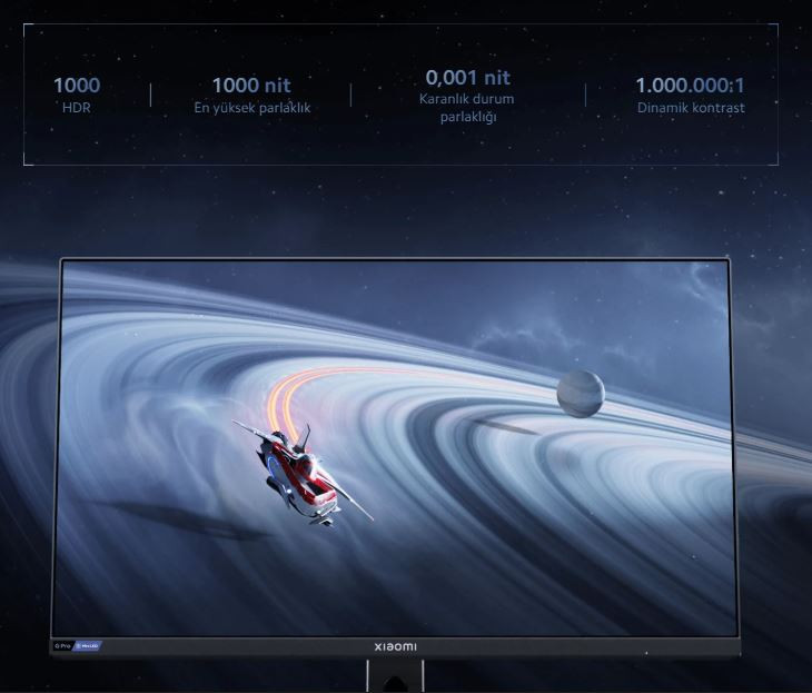 Xiaomi G Pro 27i  P27QBA-RGPGL 27″ 180Hz 1ms 2K QHD Mini LED Gaming (Oyuncu)  Monitör