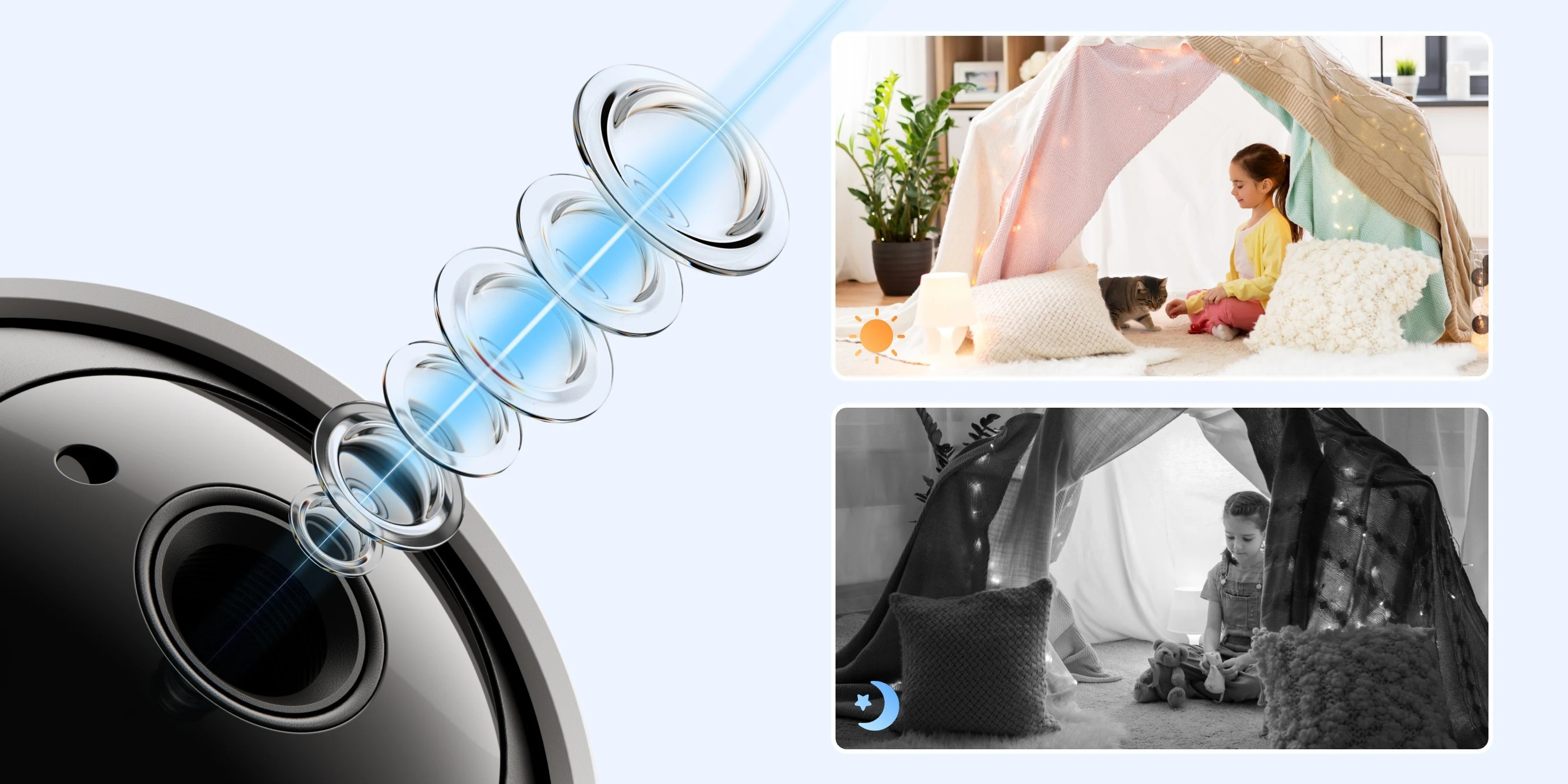 Reolink E1 Pro 5MP 4mm IP Wİ-Fİ Güvenlik Kamerası