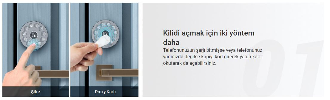 EZVIZ CS-DL01S/DL01CP  Akıllı Kilit Çok İşlevli Tuş Takımı