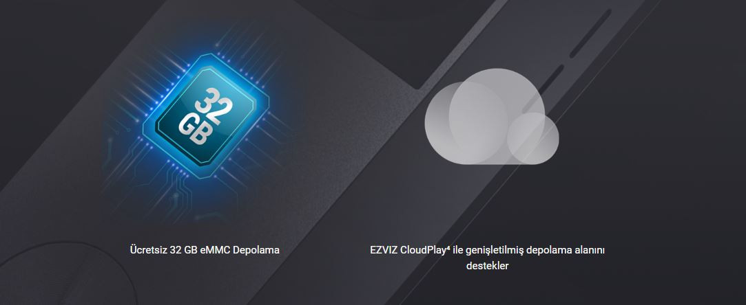 EZVIZ HP3-PRO Güneş Panelli Pille Çalışan 2K Görüntülü Kapı Zili