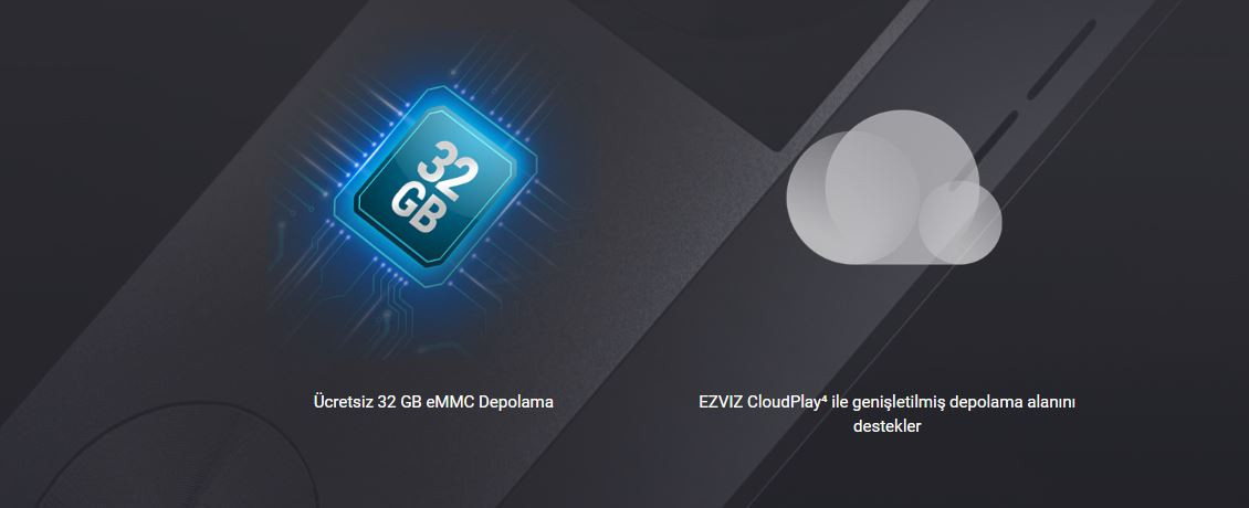 EZVIZ CS-EP3X (3MP+2MP) Güneş Panelli 2K Görüntülü Kapı Zili