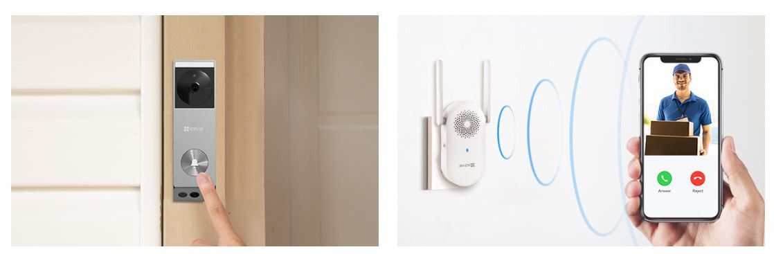 EZVIZ CS-CH1 Aksesuar Priz Tipi Akıllı Kapı Zili