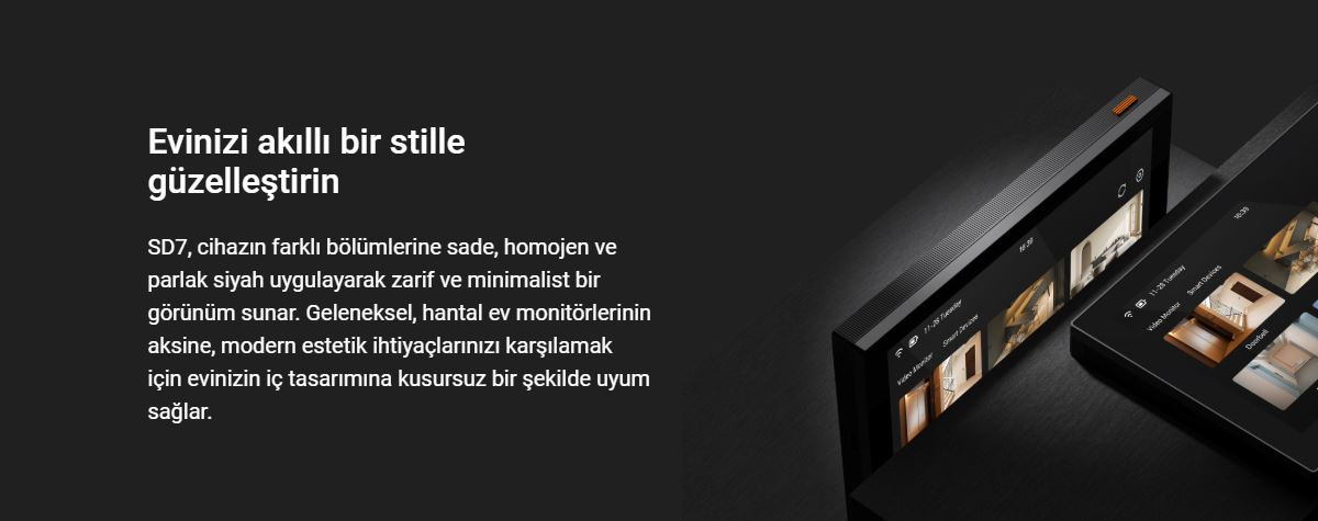 EZVIZ CS-SD7 İnterkom Sistemi 6.97″ IPS  Akıllı Ekran