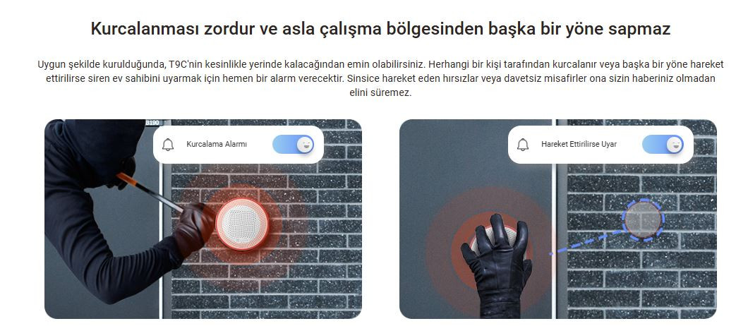EZVIZ CS-T9C-A0-BG Akıllı Alarm Siren