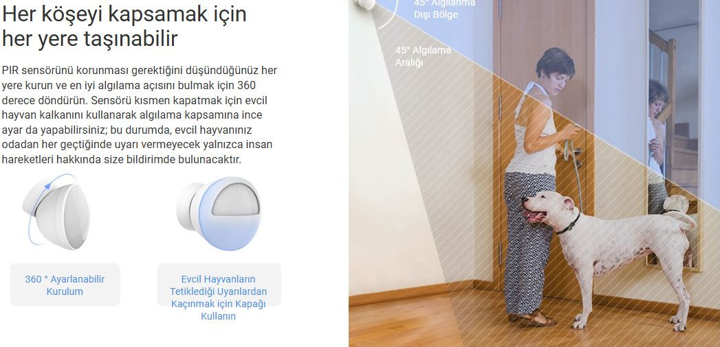 EZVIZ CS-T1C Akıllı Hareket Sensörü