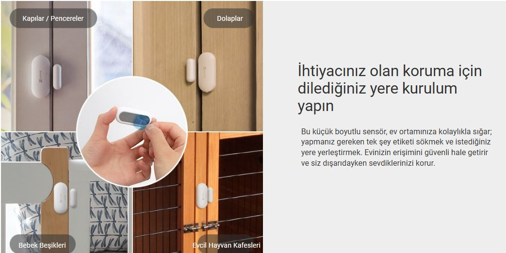 EZVIZ CS-T2C Akıllı Kapı/Pencere Sensörü