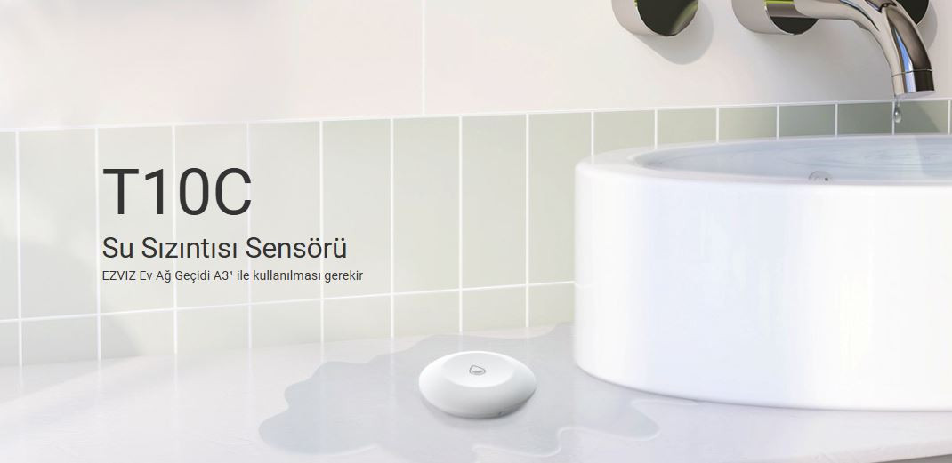 EZVIZ CS-T10C Akıllı Su Sızıntı Sensörü